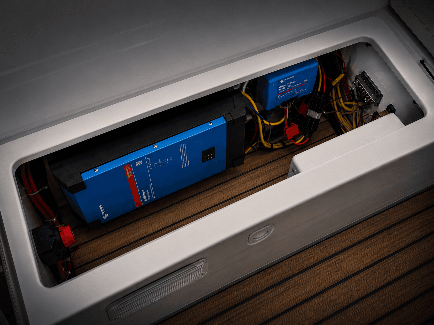 EBR Victron lithium system integration on electric harbor boat