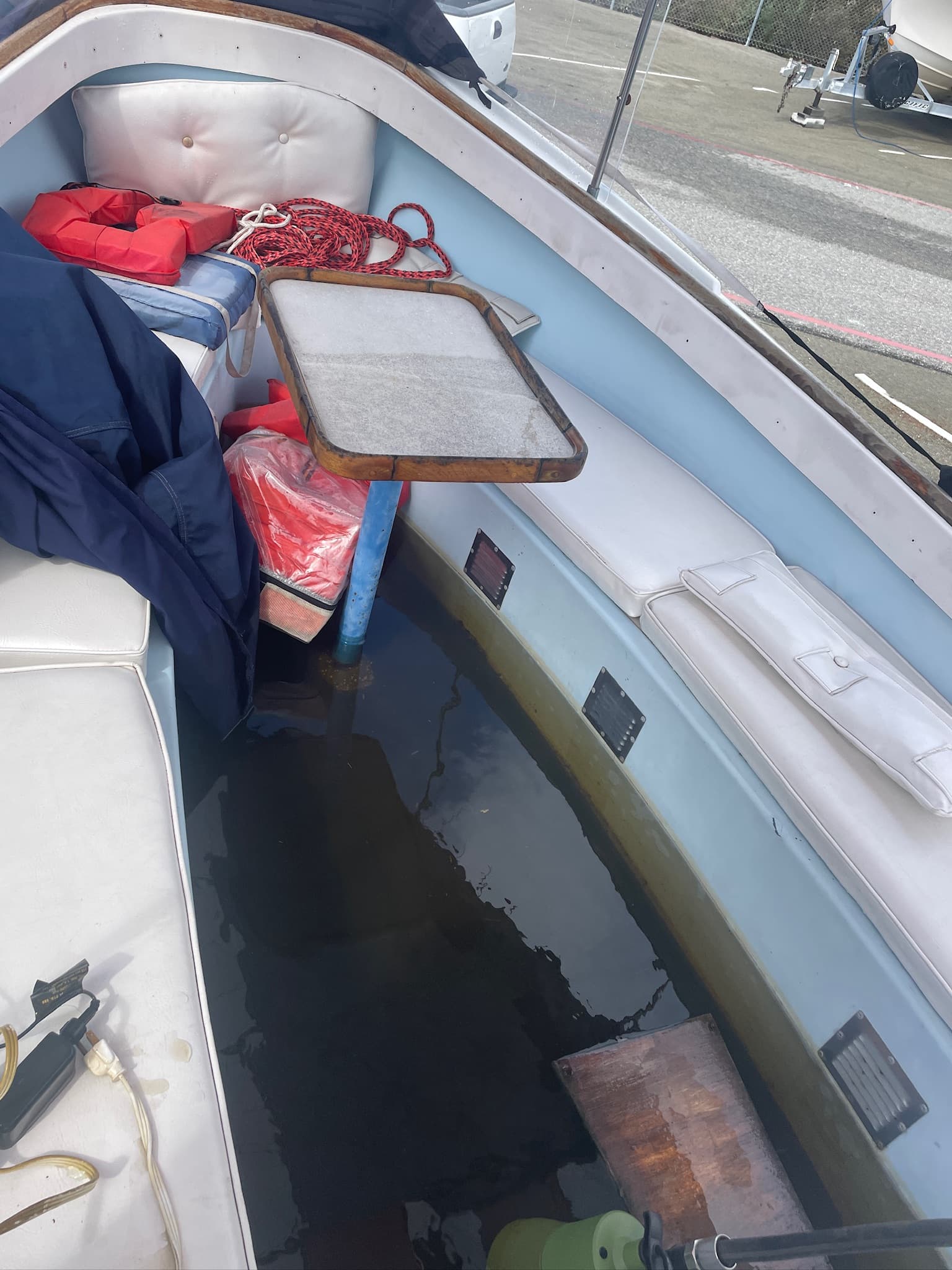 EBR Duffy electric boat restoration at Newport Beach