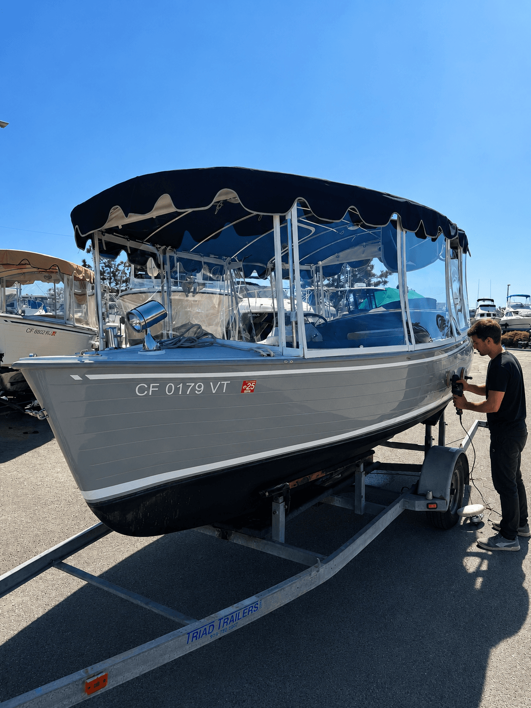 Duffy detailing polish service — buff and gloss restoration