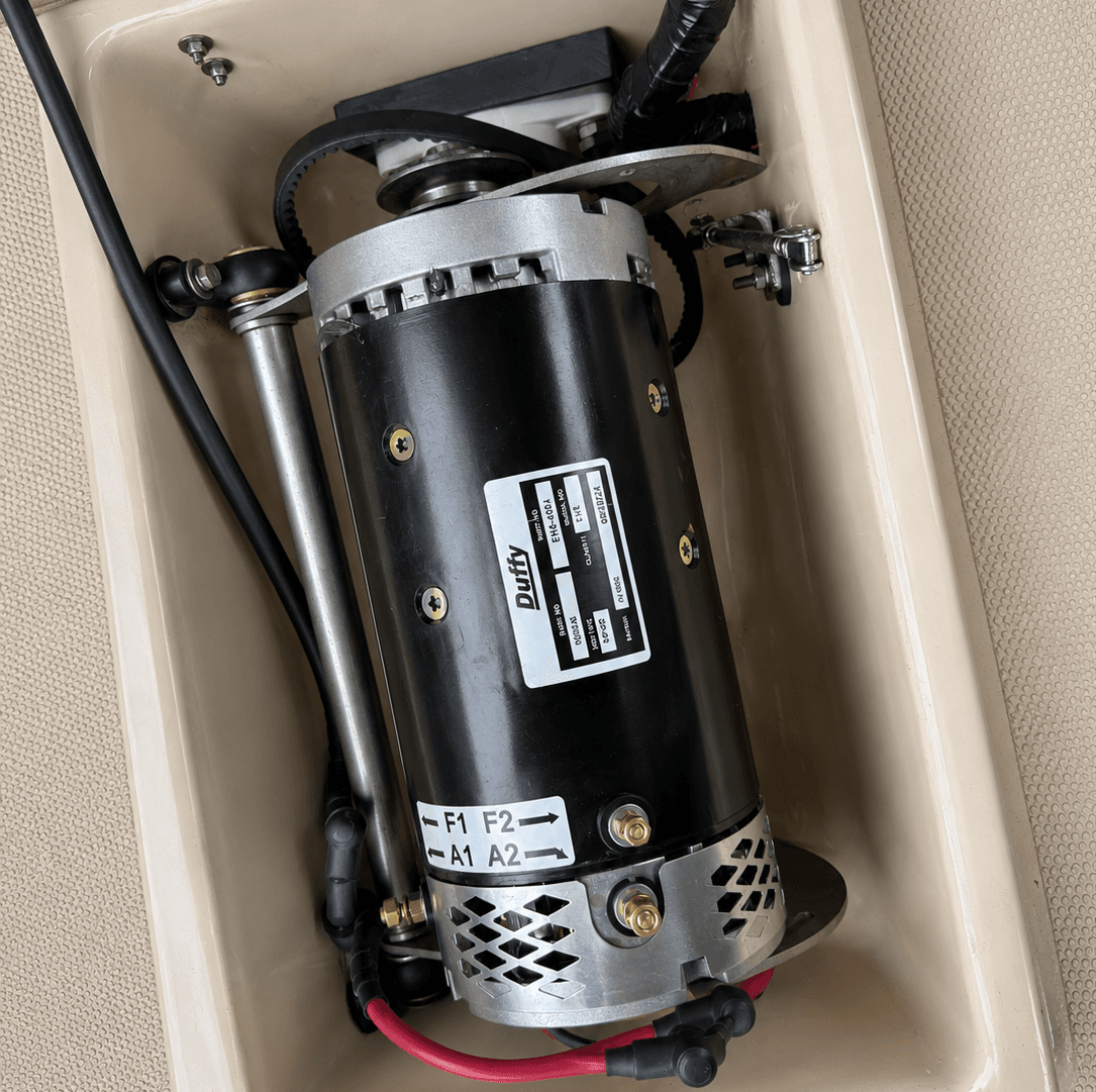 Completed electric motor repair service