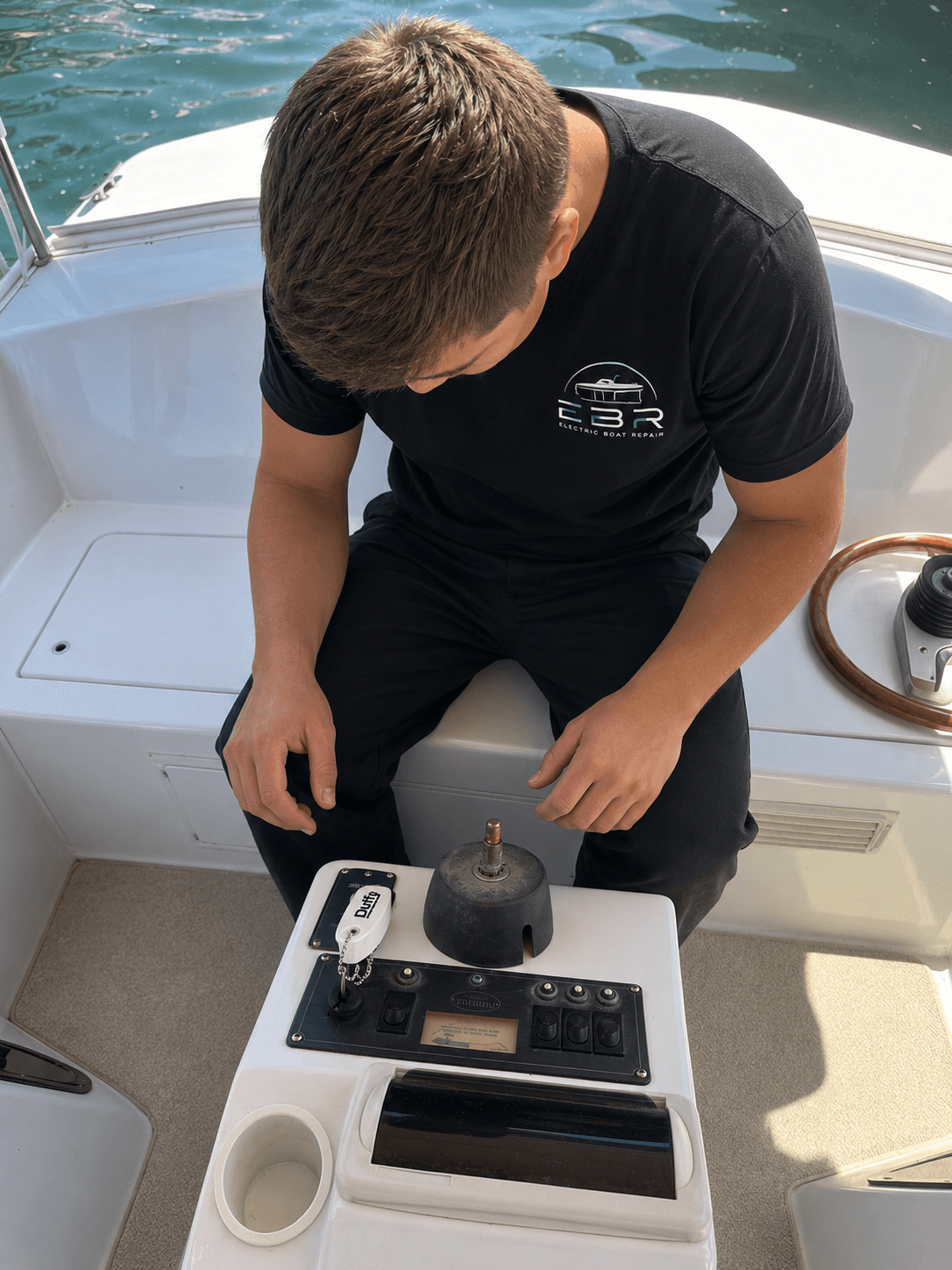 Duffy helm and steering system repair — EBR