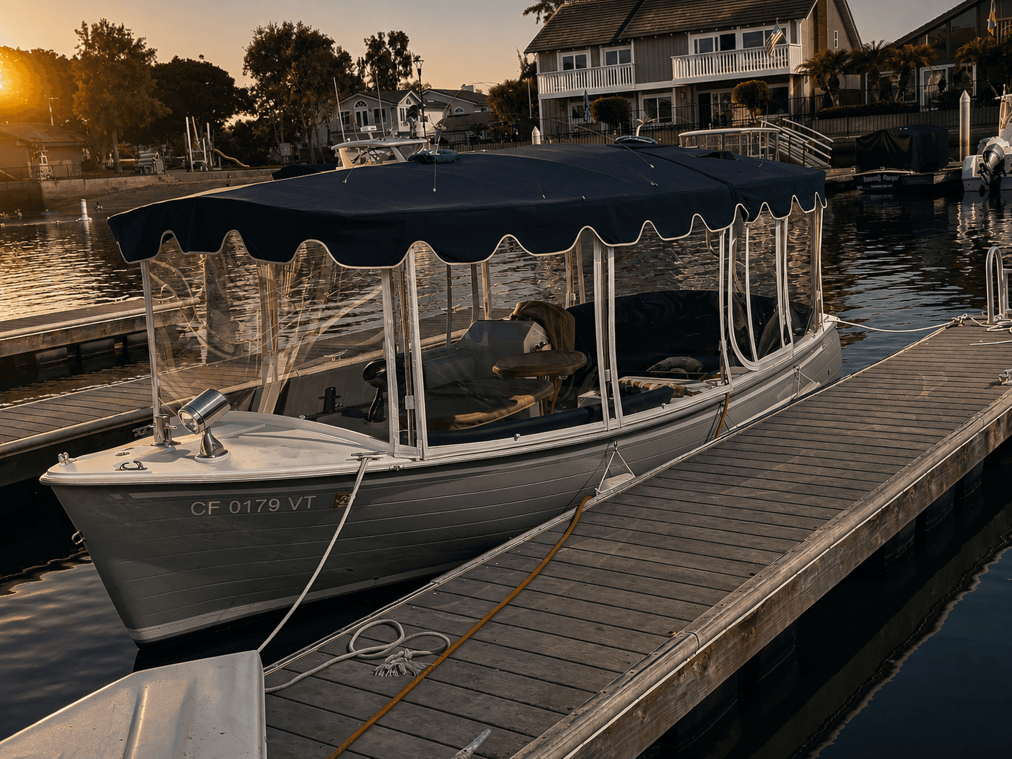 EBR Duffy bimini and window enclosure service